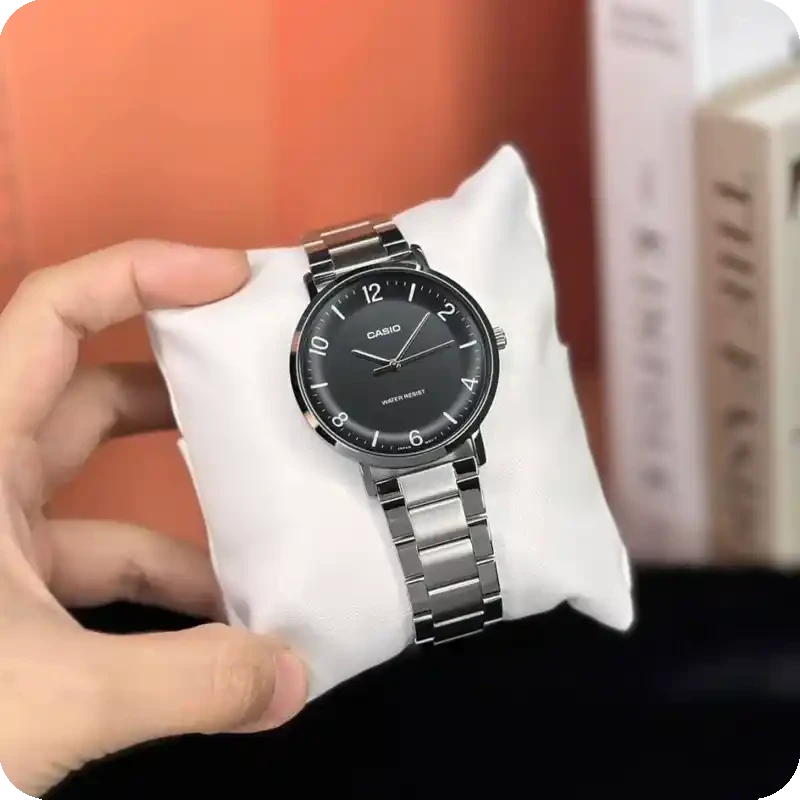 ساعت کاسیو مردانه مدل MTP-VT03D-1B